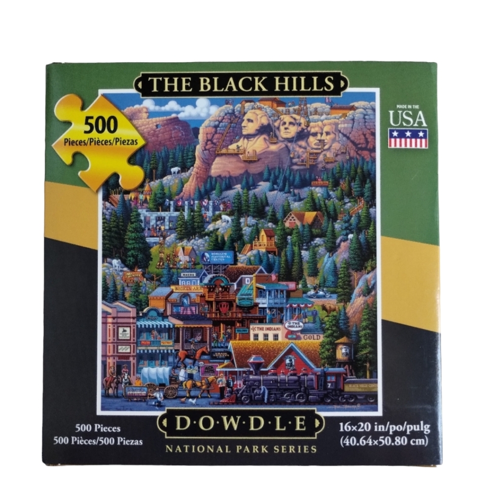 DOWDLE Puzzle The Black Hills 500 Pieces National Parks Series Game